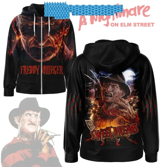 Discover Freddy Krueger A Nightmare On Elm Street Hoodie
