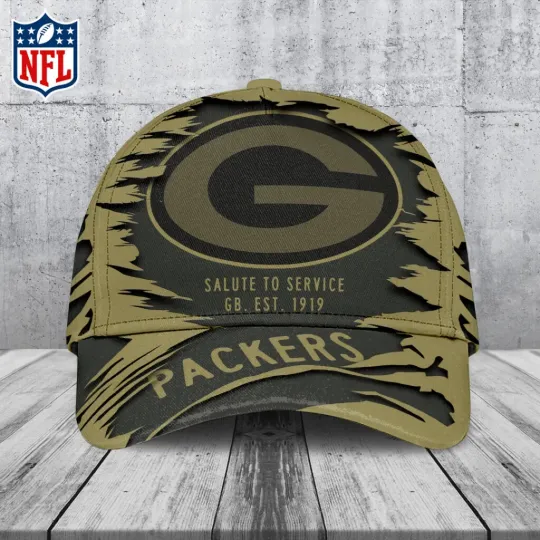 Discover Packers 2025 Salute to Service Classic Cap