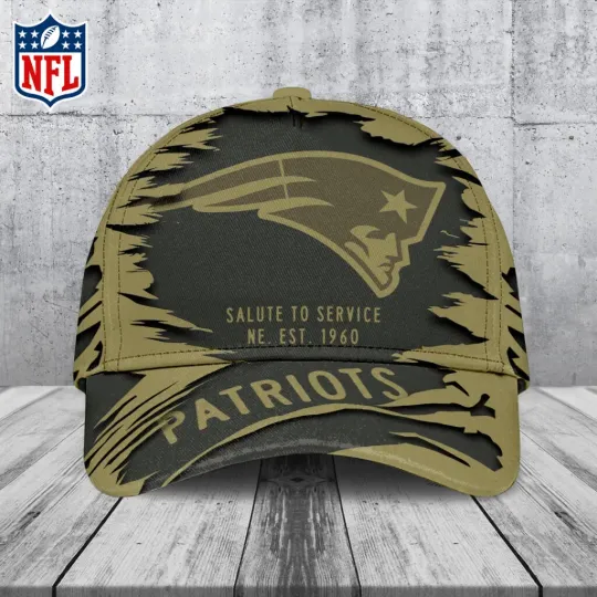 Discover Patriots 2025 Salute to Service Classic Cap