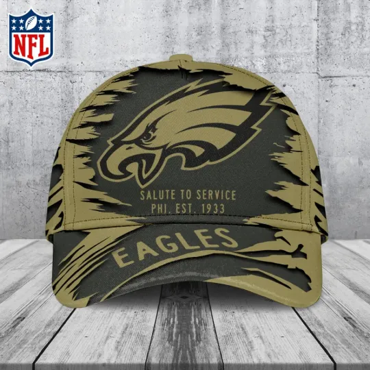 Discover Eagles 2025 Salute to Service Classic Cap