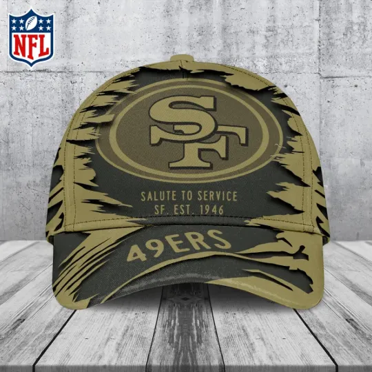 Discover SF 49ers 2025 Salute to Service Classic Cap