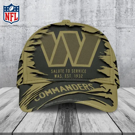 Discover Commanders 2025 Salute to Service Classic Cap