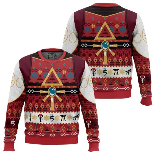 Discover Warhammer 40K Aeldari Advent Attire Ugly Christmas Sweater