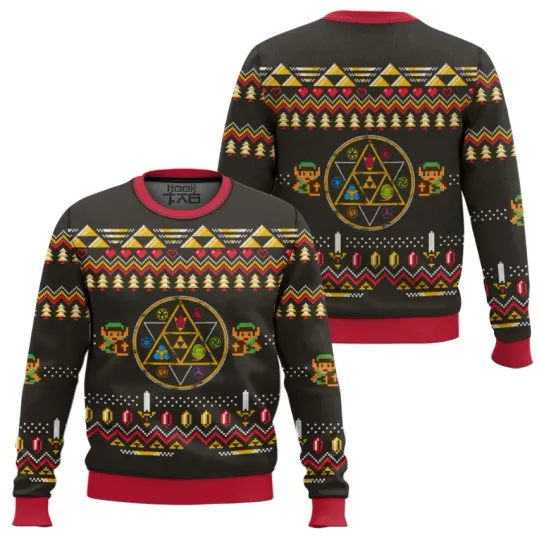 Legend Of Zelda Rupee Ugly Christmas Sweater