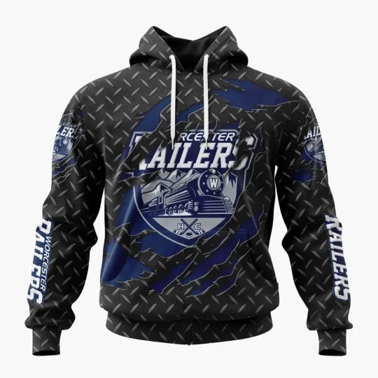 Discover Personalized Worcester Railers Hoodie