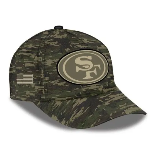 Discover 2025 49ers Salute to Service Camo  Classic Cap
