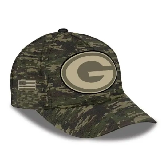 2025 Packers Salute to Service Camo Classic Cap