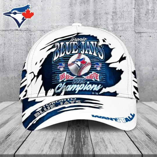 Discover Blue Jays WinCraft 2025 American League Champions Classic Cap