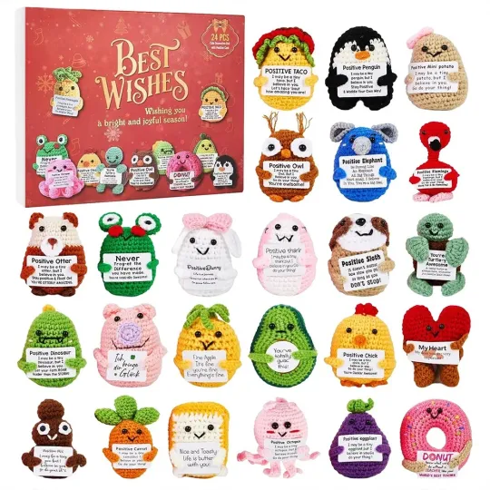 Discover Emotional Support Advent Calendar Acrylic Pendant Blind Box