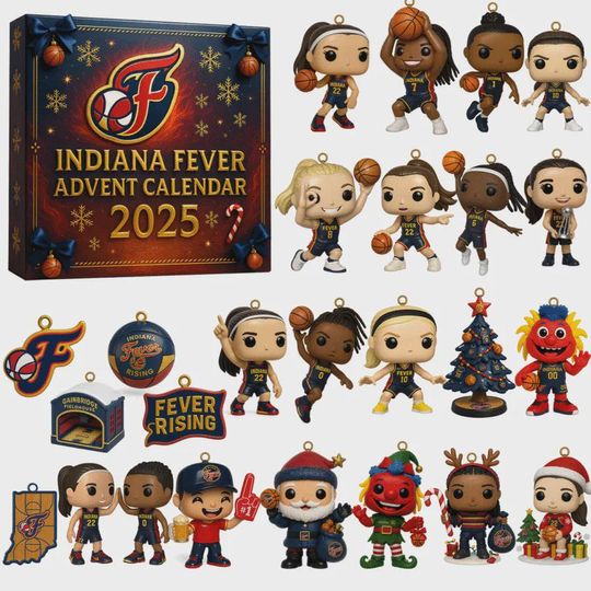 Discover Womens Basketball Advent Calendar 2025  24-Day Mini Player Mascot Christmas Countdown Gift