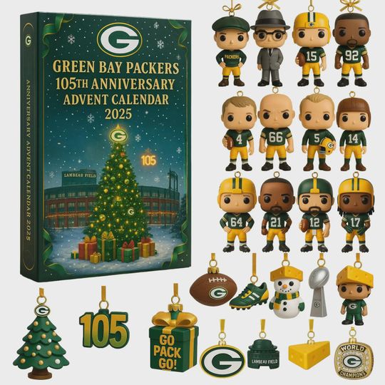 Football Fan Advent Calendar 2025, Holiday Countdown Gift Box for Sports Lovers, Collectible Mini Figures & Xmas Ornaments