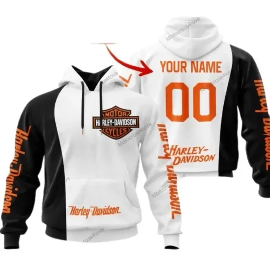 Discover Haarleyy Davidson Pullover Hoodie, Motorcycle Harley Fan Hoodie