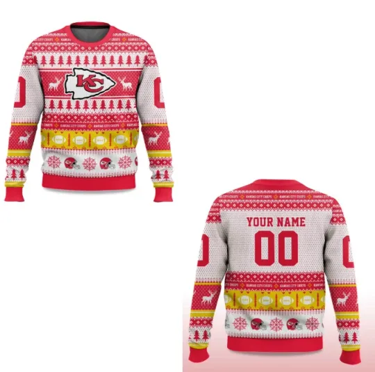 Discover Personalized Christmas Chiefs Ugly Sweater