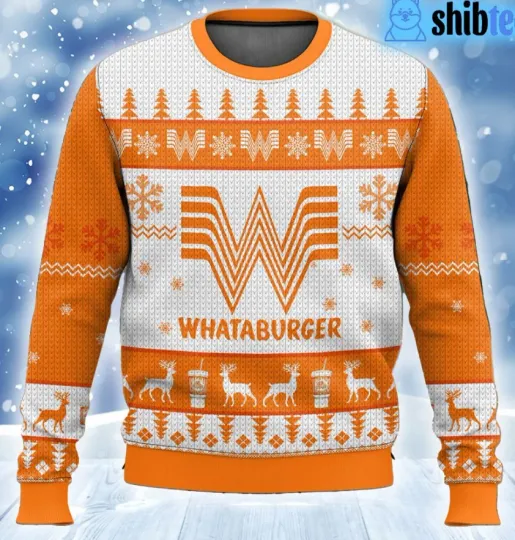 Discover Whataburger Ugly Christmas Sweater