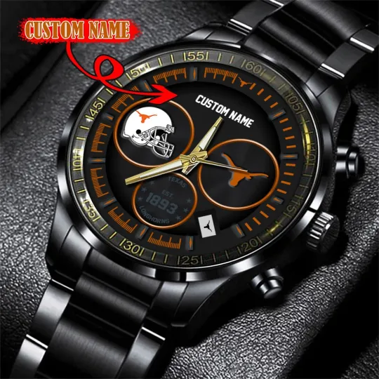 Discover Longhorns Stainless Steel Watch