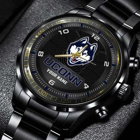 Discover Uconn Stainless Steel Watch