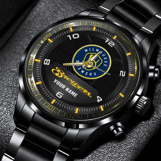 Discover Brewers Stainless Steel Watch