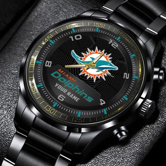 Discover Dolphins Stainless Steel Watch