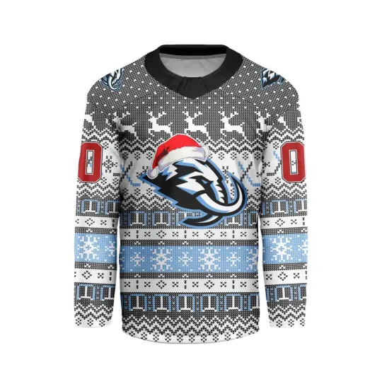 Discover Utah Mammoth Personalized Ugly Christmas Hockey Shirt Fan Gear Gift Hot
