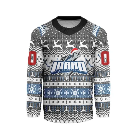 Discover Personalized Idaho Steelheads Special Ugly Christmas Hockey Shirt Fan Gear Gift