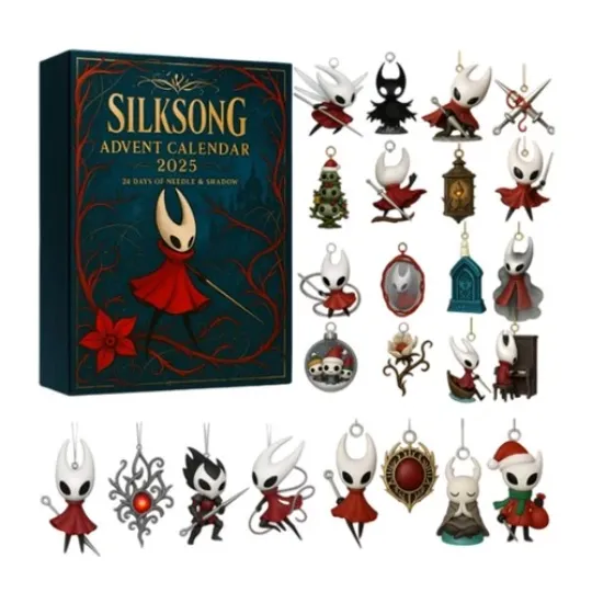 Discover New Hollow&Knight Silksong Advent Calendar 2025 Halloween Calendar Blind Box