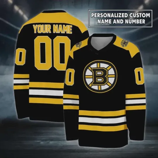 Discover Personalized Boston Bruins  Ice Hockey Shirt For Men Women
