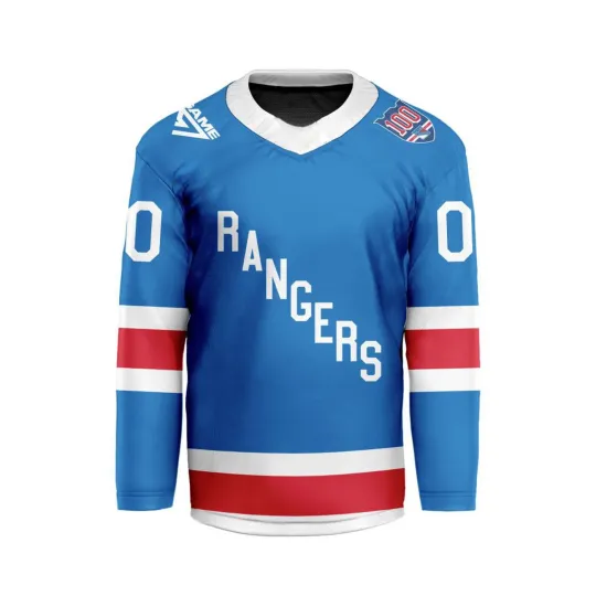 Discover Personalized New York Rangers 2025/26 Centennial Hockey Shirt Design