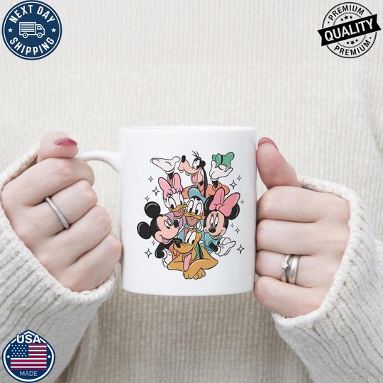 Discover Disney Mickey Mouse Mug, Magic Kingdom Coffee Cup, Disneyland Vacation Mug, Mickey Mouse Disney Lover's Mug
