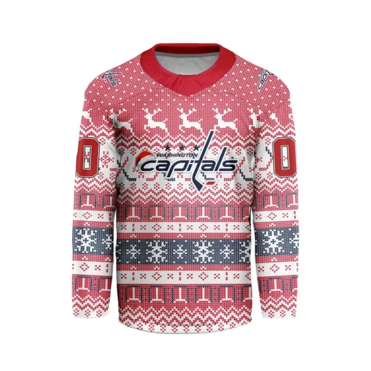 Discover Personalized Washington Capitals Ugly Christmas Hockey Shirt Fan Gear Gift Hot