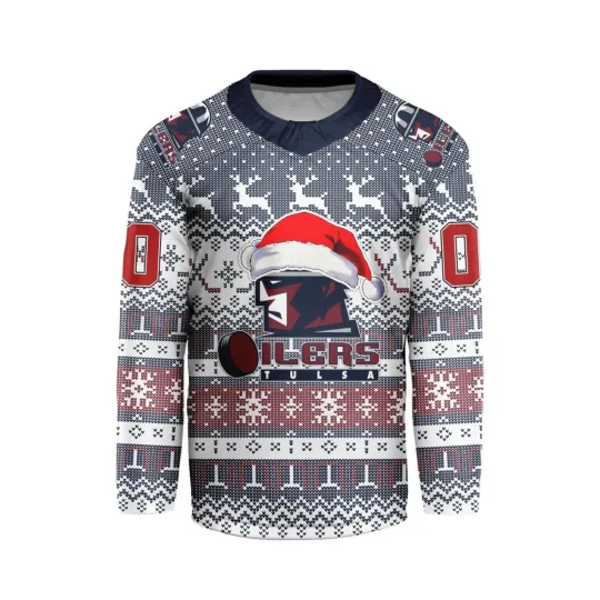 Personalized Tulsa Oilers Special Christmas Hockey Shirt Design