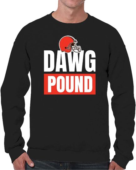 Discover Team Fan Apparel Football Slogan Crewneck Sweatshirt - Cotton-Poly Fleece Stay Warm and Show Your Team