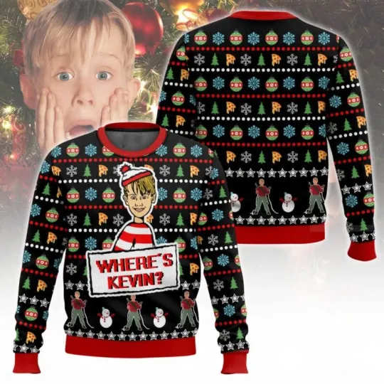 Discover Where Is Kevin Home Alone Ugly Christmas Sweater