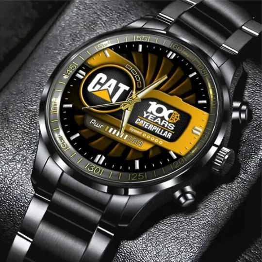 Discover Caterpillar Black Stainless Steel Watch