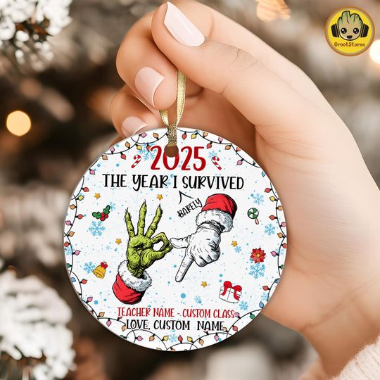 Discover Funny Teacher Six Seven Meme Christmas Ornament Png, Viral Saying 6 7 PNG, Survived 67 Days PNG, Internet Joke Ornament PNG, Xmas 6 7 Png