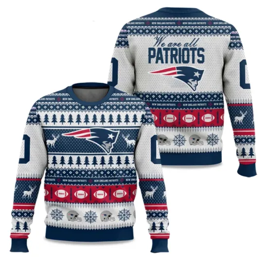 Discover Patriots Rivalries Nor Easter Storm Christmas Ugly Sweater