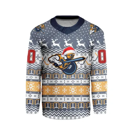 Discover Personalized Atlanta Gladiators Special Ugly Christmas Hockey Shirt Fan Gear