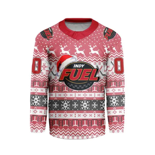 Personalized Indy Fuel Special Christmas Hockey Shirt Fan Gear Gift