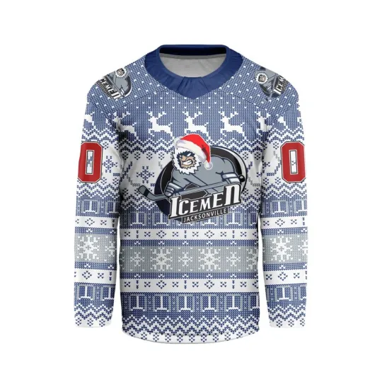 Discover Personalized Jacksonville Icemen Special Christmas Hockey Shirt Design