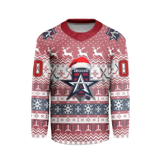Discover Personalized Allen Americans Special Ugly Christmas Hockey Shirt Fan Gear Gift