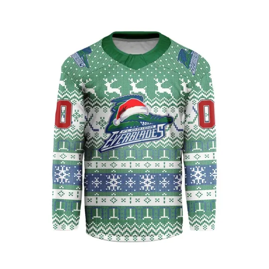 Discover Personalized Florida Everblades Special Ugly Christmas Hockey Shirt Fan Gear