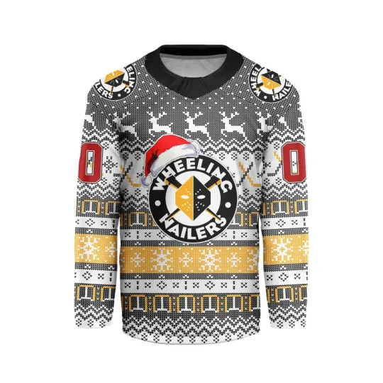 Discover Personalized Wheeling Nailers Special Christmas Hockey Shirt Design