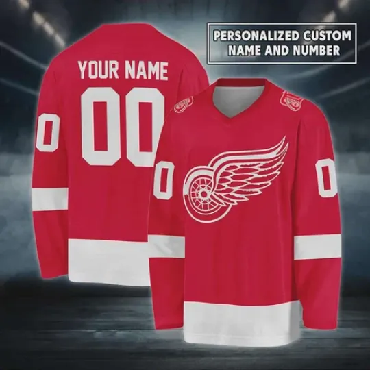 Discover Personalized Detroit Red Wings Ice Hockey Shirt Game Day For Fan Hockey