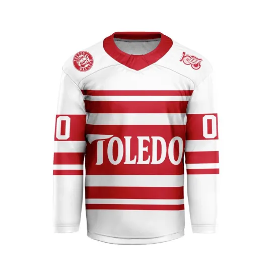 Discover Personalized Toledo Walleye Special Red Wings Night Hockey Shirt Fan Gear
