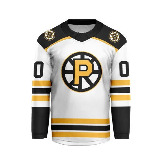 Discover Personalized Providence Bruins Away Hockey Shirt Fan Gear Gift Hot