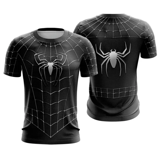 Discover Halloween Marvel Spider Man Series Role-Playing Shirt Kid/Adult Sports T-Shirt Autumn Winter Fashion Christmas Men Women's Top