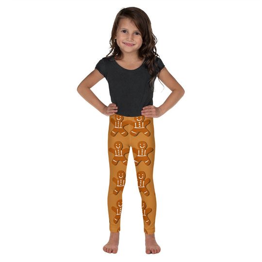 Kids' Christmas Gingerbread Leggings