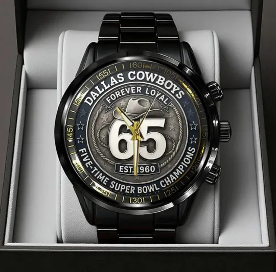 Discover Dalla Cowboy 65Th Anniversary Black Stainless Steel Watch
