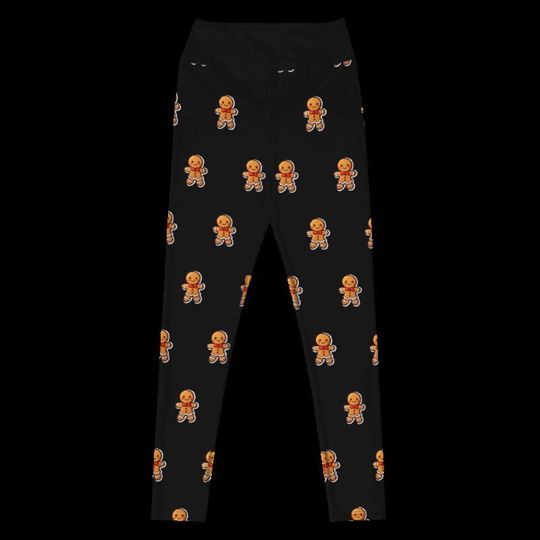 Gingerbread Man Leggings for Women