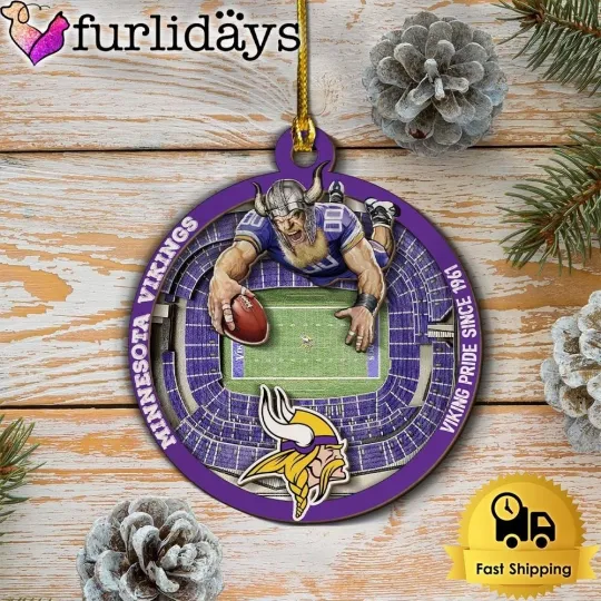 Discover Personalized Minnesota Football Team Vikingss Christmas Ornament Gift Decor
