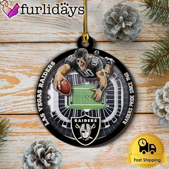 Discover Personalized Las Vegas Football Team Raiderss Christmas Ornament Fan Gift Decor